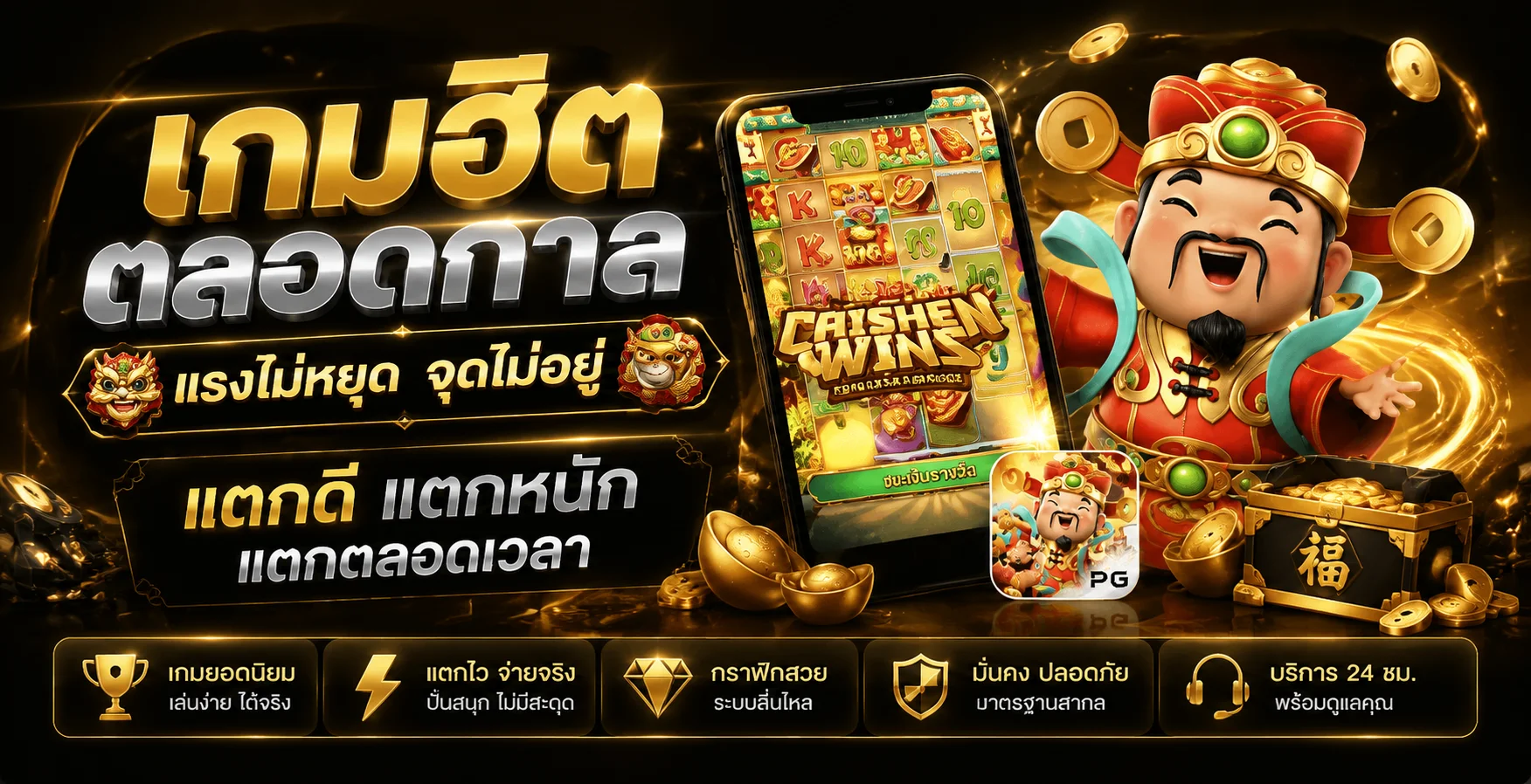 รวมเกมสล็อตค่ายดังบน PD555 เล่นได้ทุกอุปกรณ์